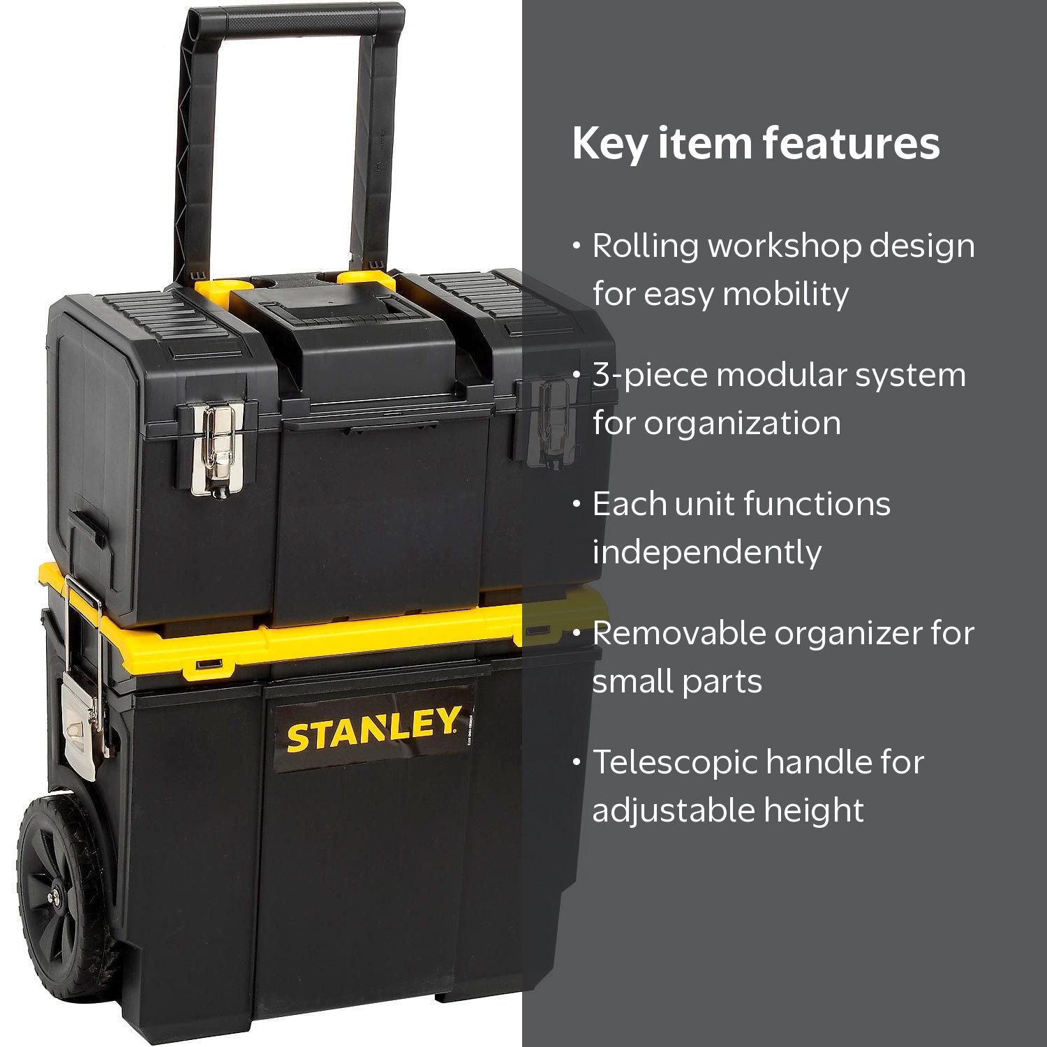 STANLEY, Rolling Workshop, 3-in-1, 18.5