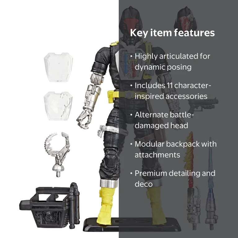 G.I. Joe, Action Figure, B.A.T. (Battle Android Trooper), 6‚Äù