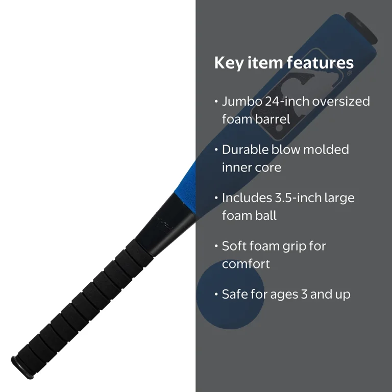 Franklin Sports, MLB Kids Foam Baseball Bat, 24
