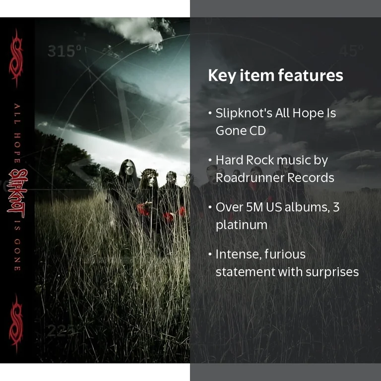 Roadrunner Records, CD, Slipknot - All Hope Is Gone, Music