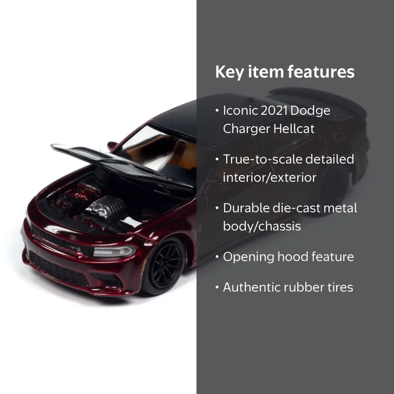 Auto World 1:64 Die Cast 2021 Dodge Charger SRT Hellcat Redeye