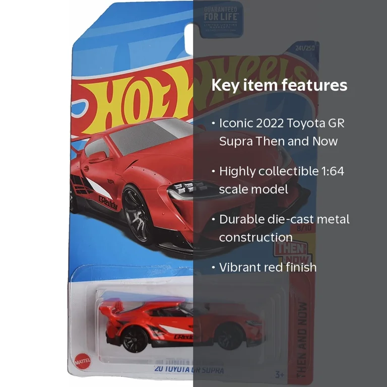 Hot Wheels '20 Toyota GR Supra (Red) 2022 Then and Now - Walmart.com