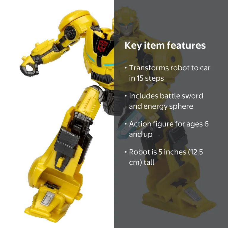 Transformers One Prime Changer Bumblebee (B-127) Action Figure, 5
