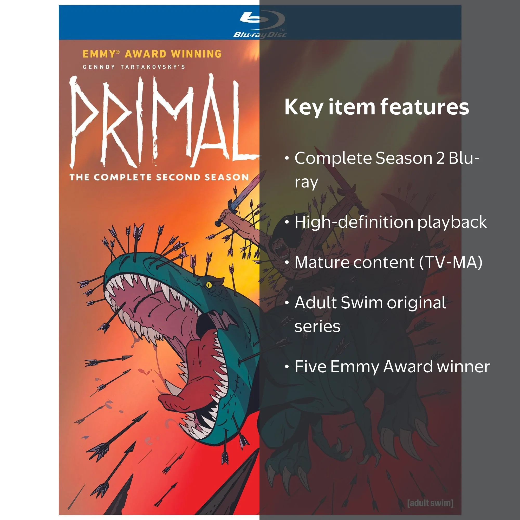 Genndy Tartakovsky's Primal: The Complete Second Season (Blu-ray
