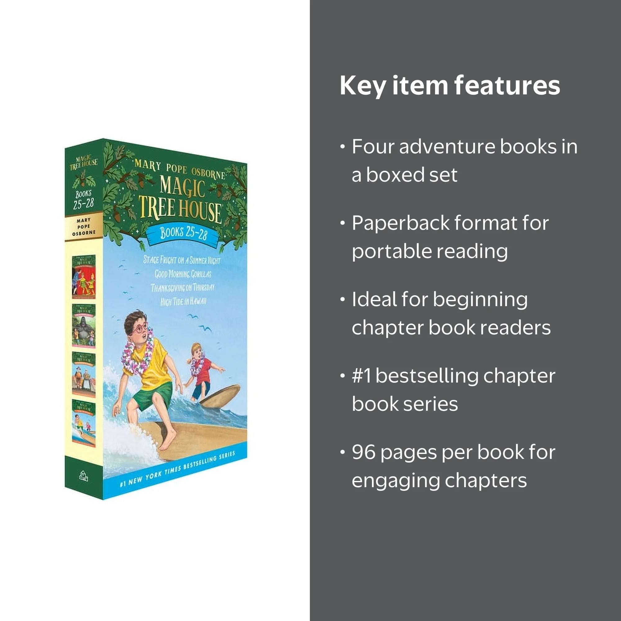 Mary Pope Osborne, Magic Tree House Books Set 25-28, Paperback