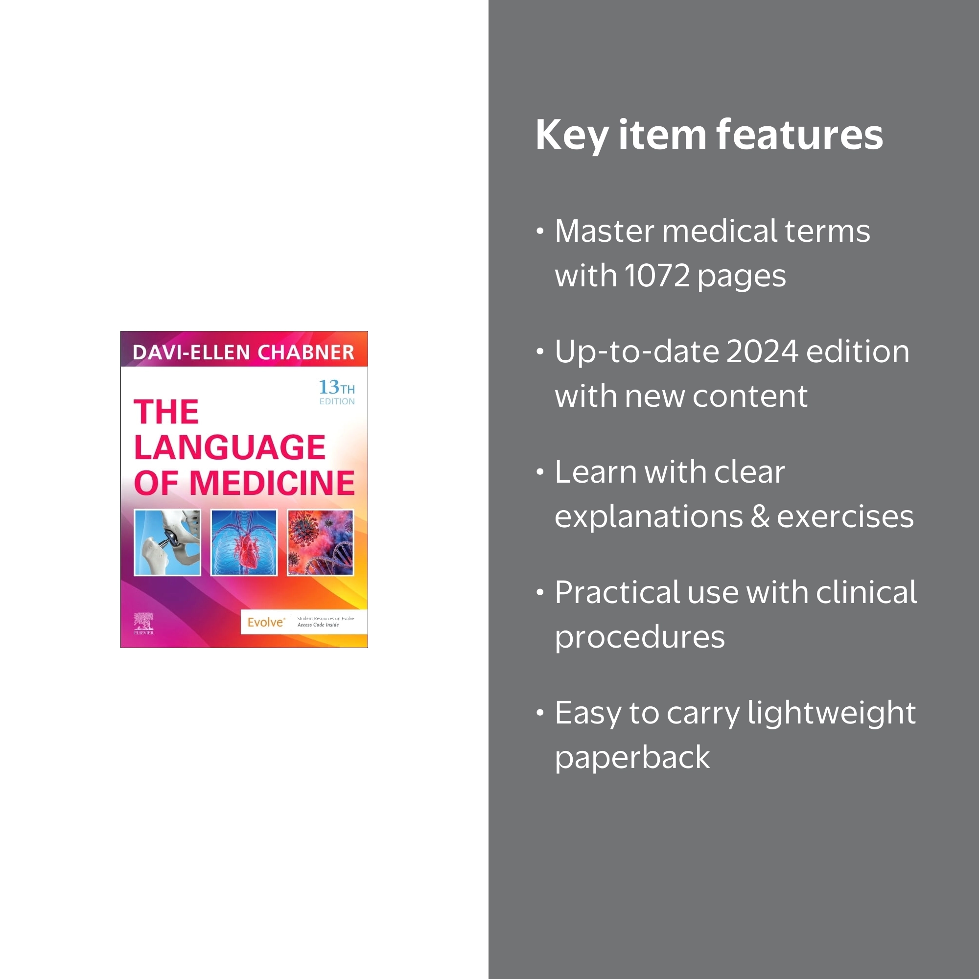 Elsevier's The Language of Medicine, 13th Edition - Medical