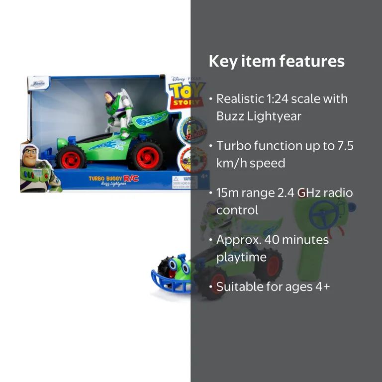 Jada Toys 1:24 Scale Disney Pixar Toy Story 4 Radio Controlled Toy