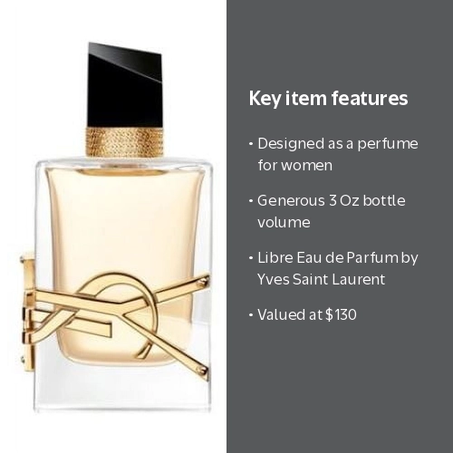Yves Saint Laurent, Libre Eau de Parfum, 3 Oz, Floral Scent