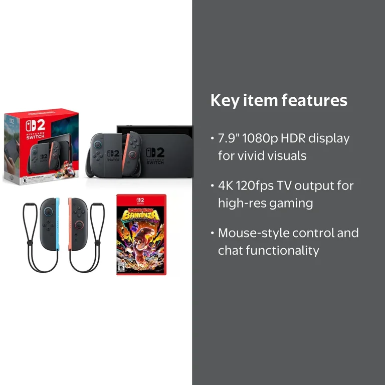 Nintendo Switch 2 Mario Kart World Bundle + Nintendo Joy-Con 2