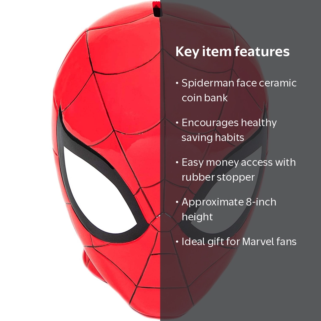 Jay Franco, Marvel Spiderman Ceramic Coin Bank, 8