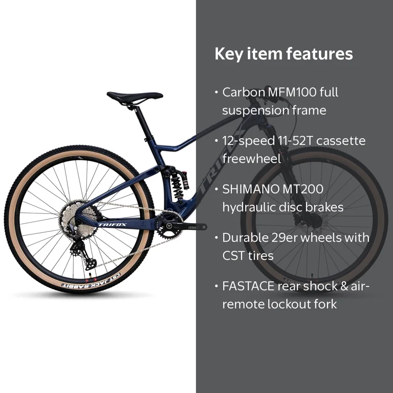 PIONEER Outroad MTB Bicycle, Adult Carbon Fiber Full Suspension
