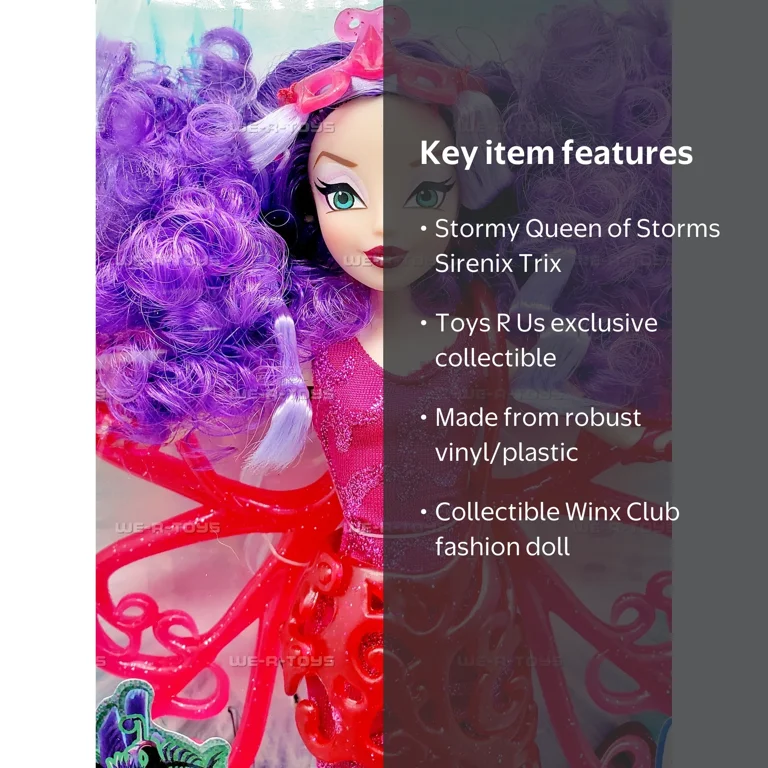 Winx Club Trix Collection- Stormy Queen of Storms Doll, Exclusive