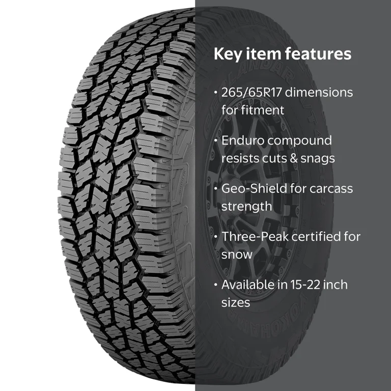 Yokohama Geolandar A/T4 G018 All Terrain 265/65R17 112T Light