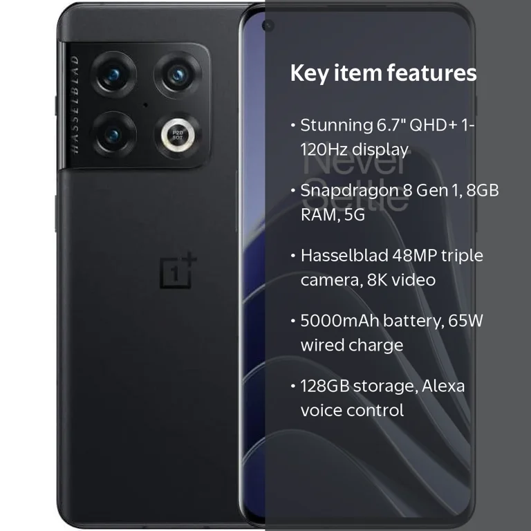 OnePlus, Smartphone, NE2215, Black, 6.7 QHD+ 120Hz Display