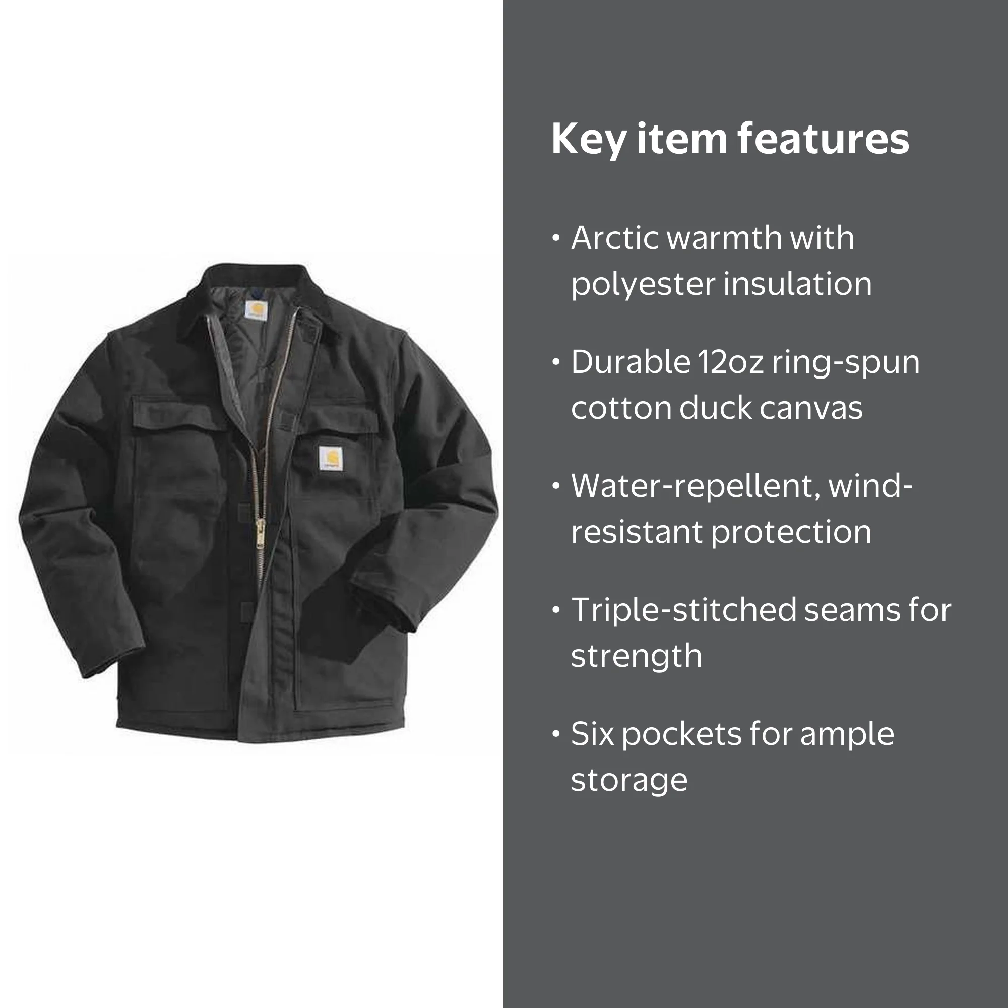 Carhartt Men's Duck Traditional Coat - Walmart.com