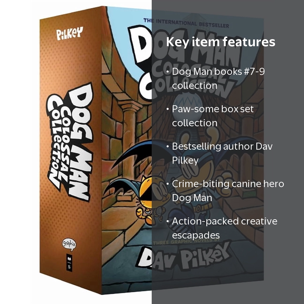 Dog Man Colossal Collection (Dog Man #7-9 Box Set) (Hardcover