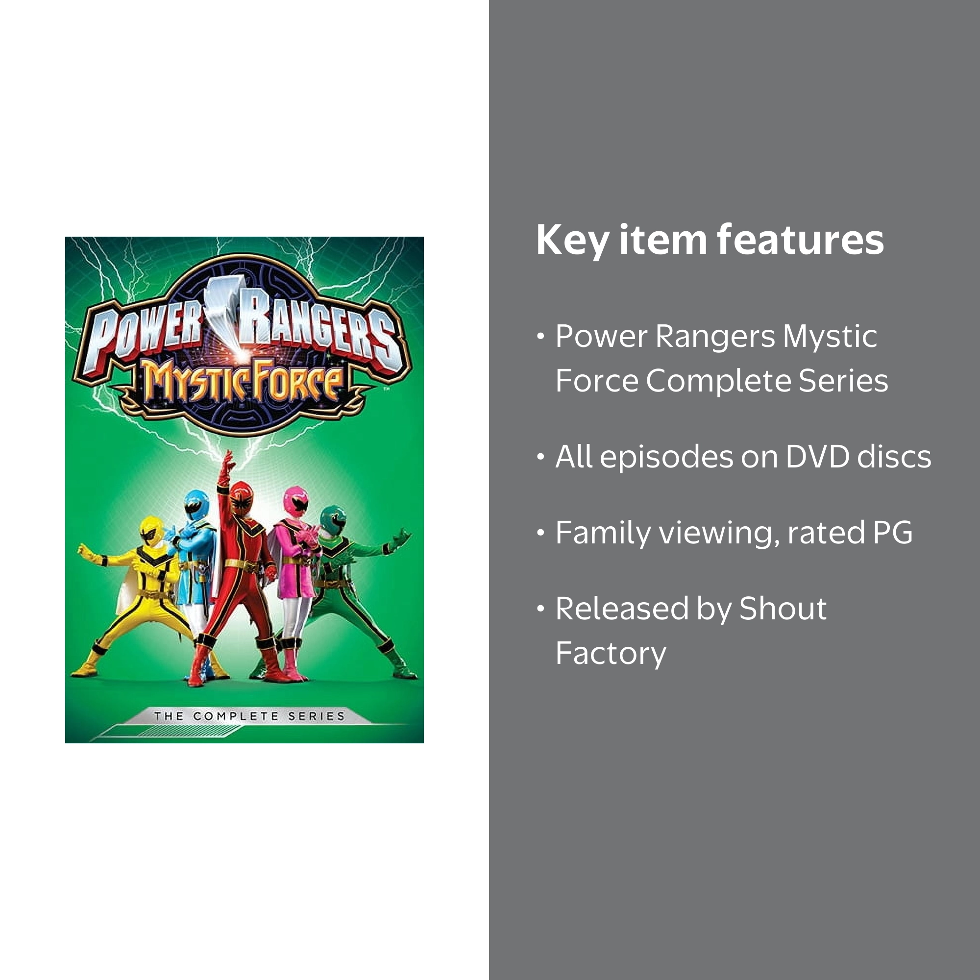 Power Rangers: Mystic Force: The Complete Series (DVD), Shout