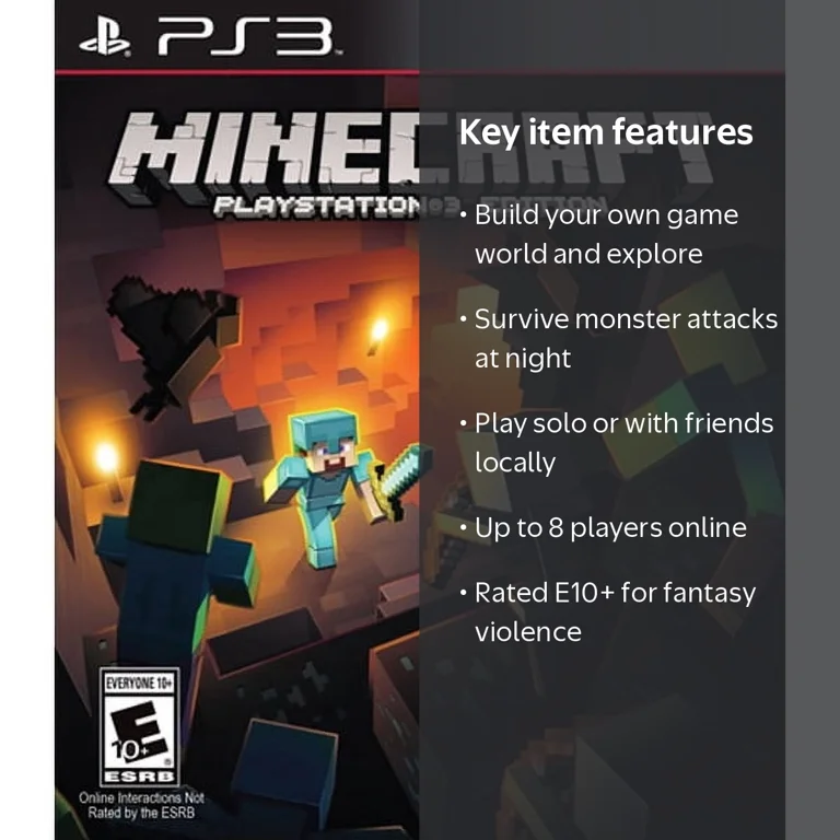 Sony, Minecraft (PlayStation 3), Physical Edition, Strategy Game