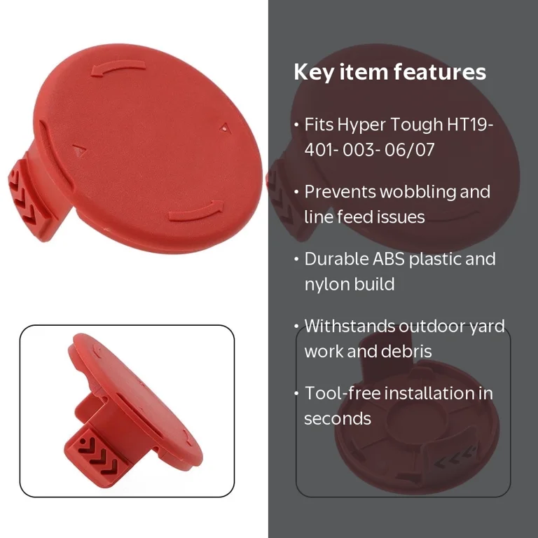 SUNFEX 2pcs Spool Trimmer Cap Cover, Compatible with Hyper Tough