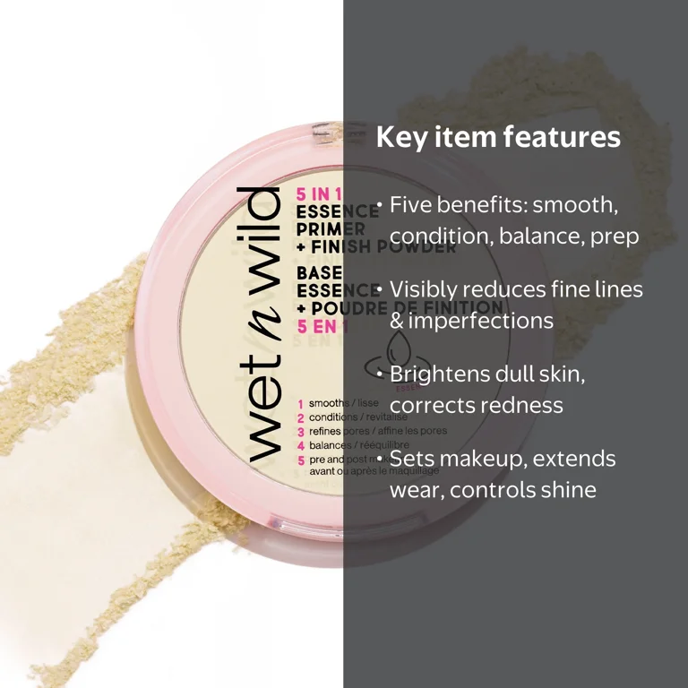 wet n wild 5-in one Essense Primer + Finishing Powder