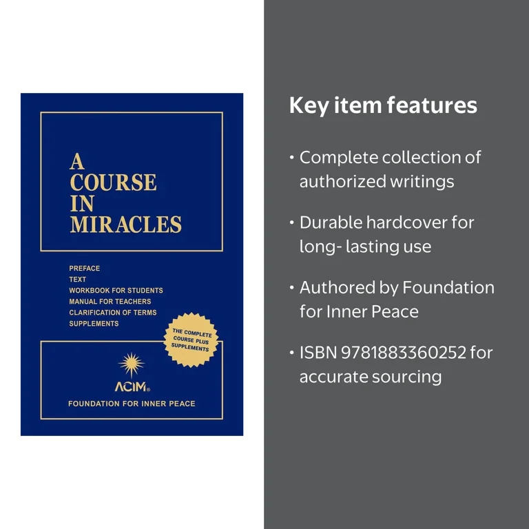 A Course in Miracles: Combined Volume, ISBN 9781883360252