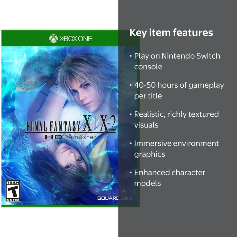 Square Enix Final Fantasy X X-2 HD Remaster, Xbox One Exclusive