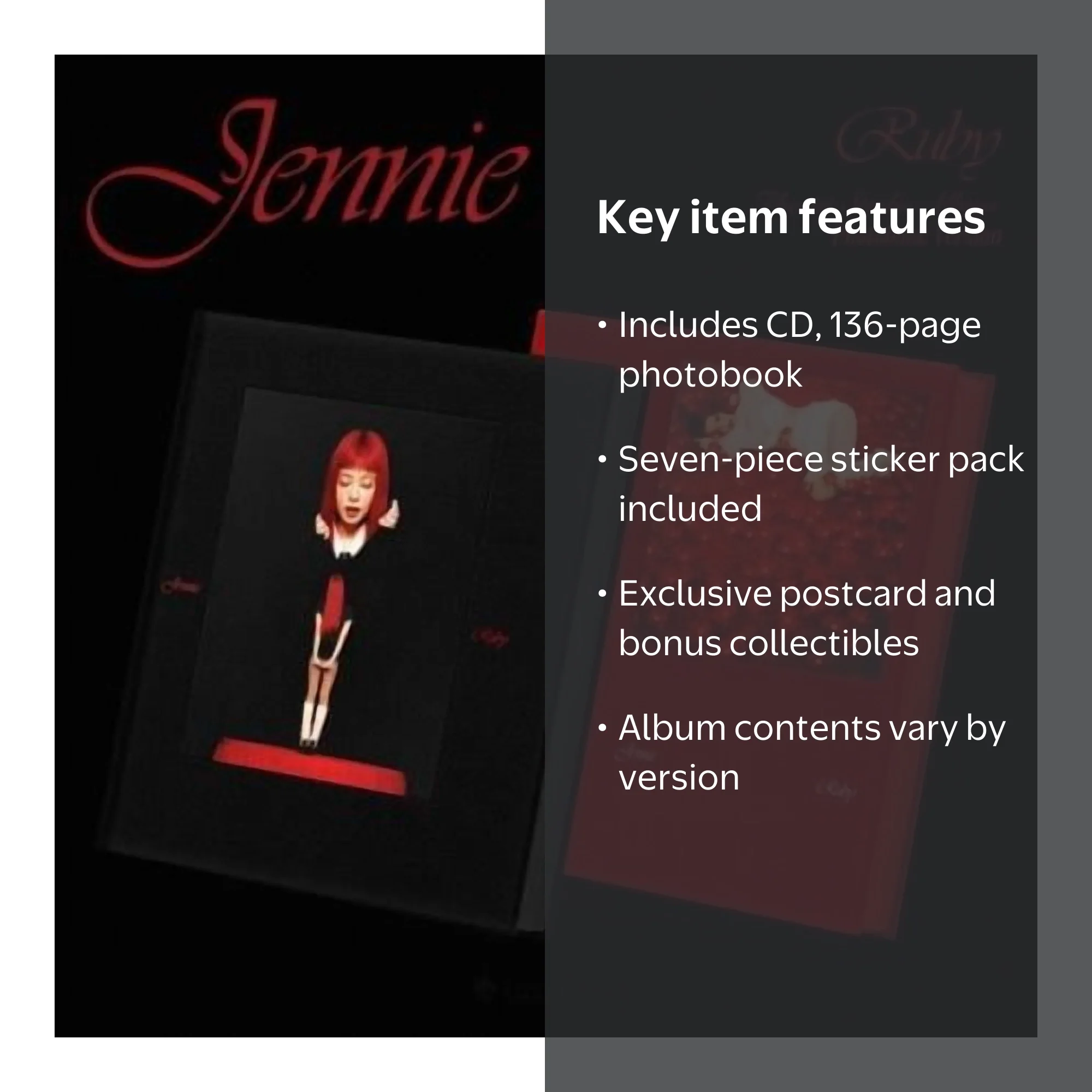 JENNIE - [RUBY] The 1st Studio Album PHOTOBOOK ZEN Version