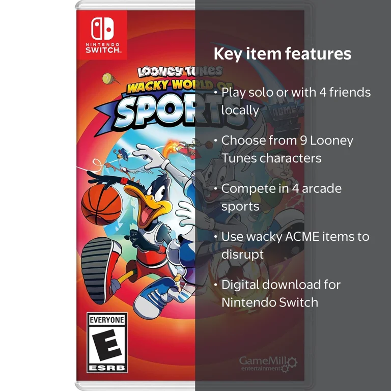 GameMill Looney Tunes Wacky World of Sports, Digital Edition