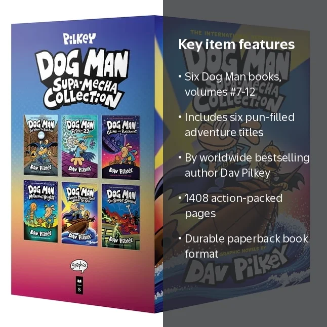 Dog Man Dog Man Supa-Mecha Collection (Dog Man #7-12 Box Set