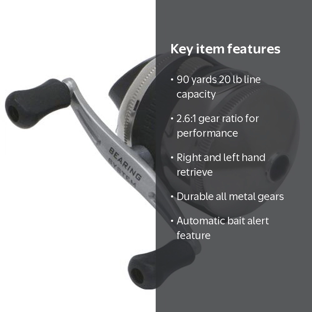 Zebco Authentic 733 Ambidextrous Spincast Fishing Reel 2.6:1