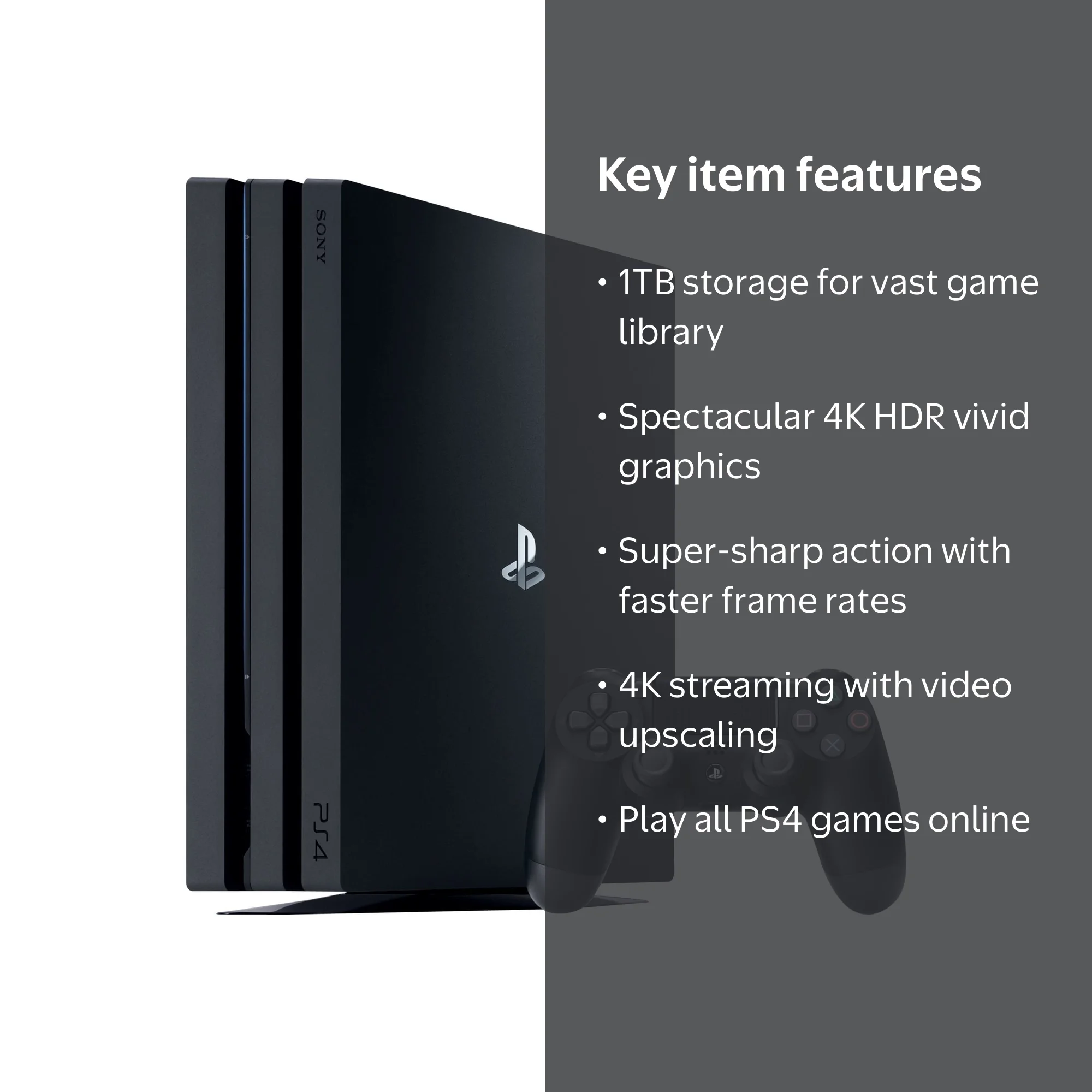 PS4 Pro 1TB 家庭用ゲーム機本体 ゲームソフト/ゲーム機本体 【公式通販】