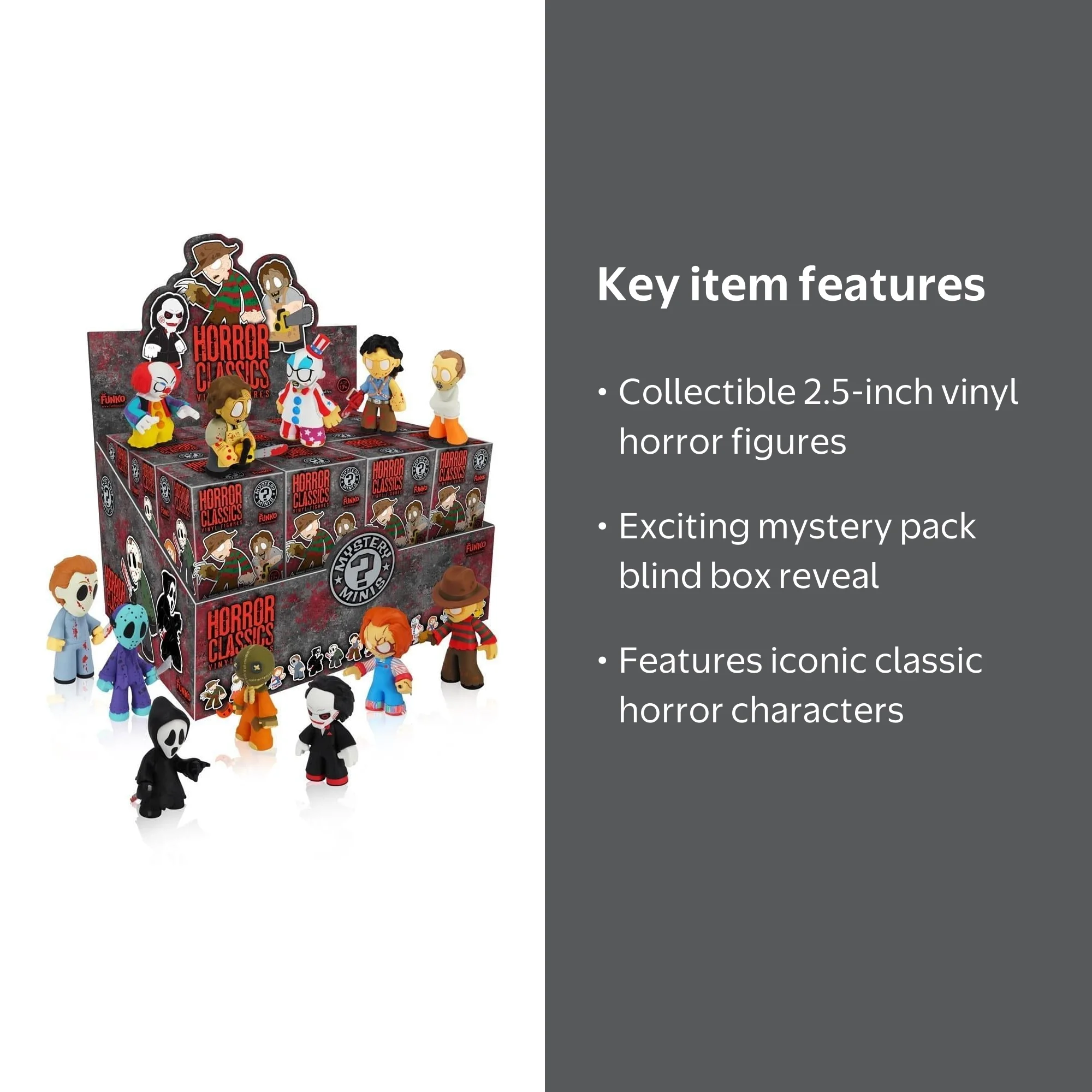 Collectible Toys: Funko Horror Classics Minis Blind Box Vinyl