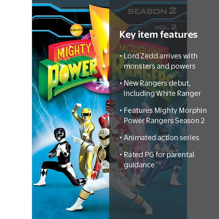 Mighty Morphin Power Rangers: Season 2 Volume 2 (DVD), Shout