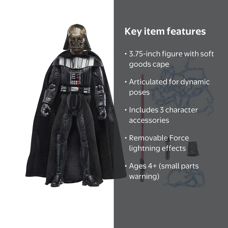 Star Wars, Action Figure, Darth Vader (Emperor‚Äôs Wrath) 3.75‚Äù