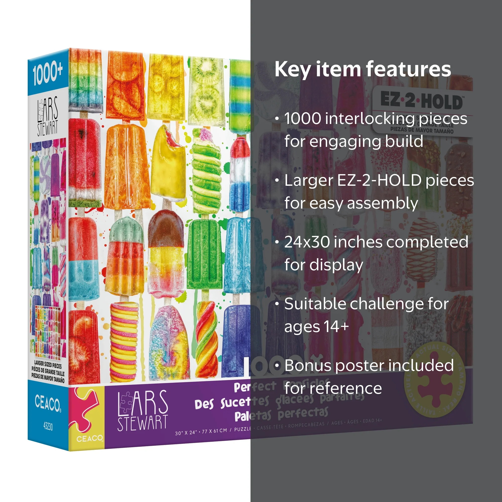 Ceaco 1000 Piece Perfect Popsicles (Lars Stewart) Interlocking