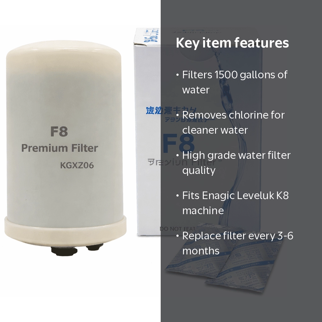 Compatible for Enagic Leveluk K8 Kangen Machine F8 Filter