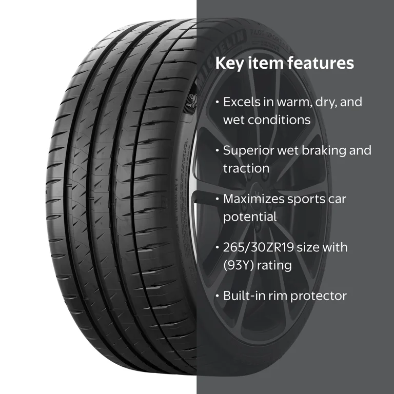 Michelin Pilot Sport 4S Performance 265/30ZR19 (93Y) XL Passenger