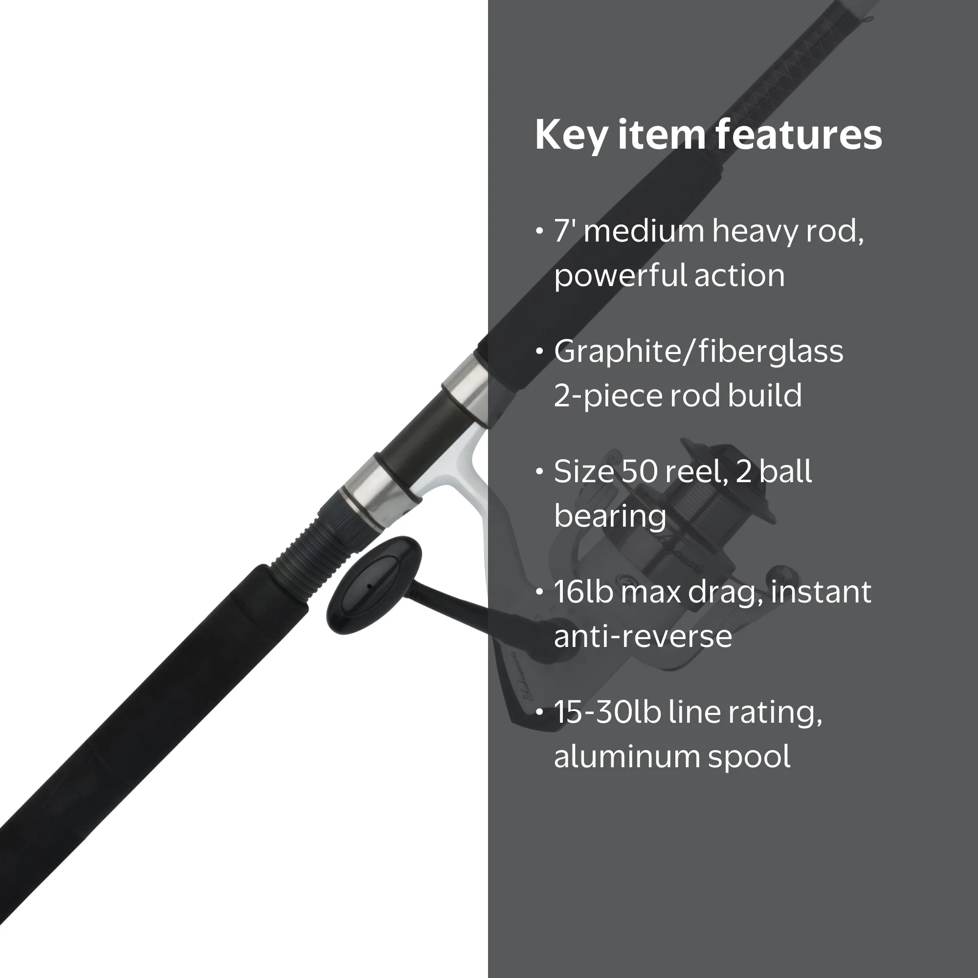 shakespeare ugly stik catfish rod 7' Spinning Fishing and Reel Catfish Combo, Ugly Tech Construction with Clear Tip Design, 7' 2-Piece Moderate Fast Action Rod : Sports & Outdoors Built to last for seasons to come Free Shipping! Shakespeare Ugly Stik