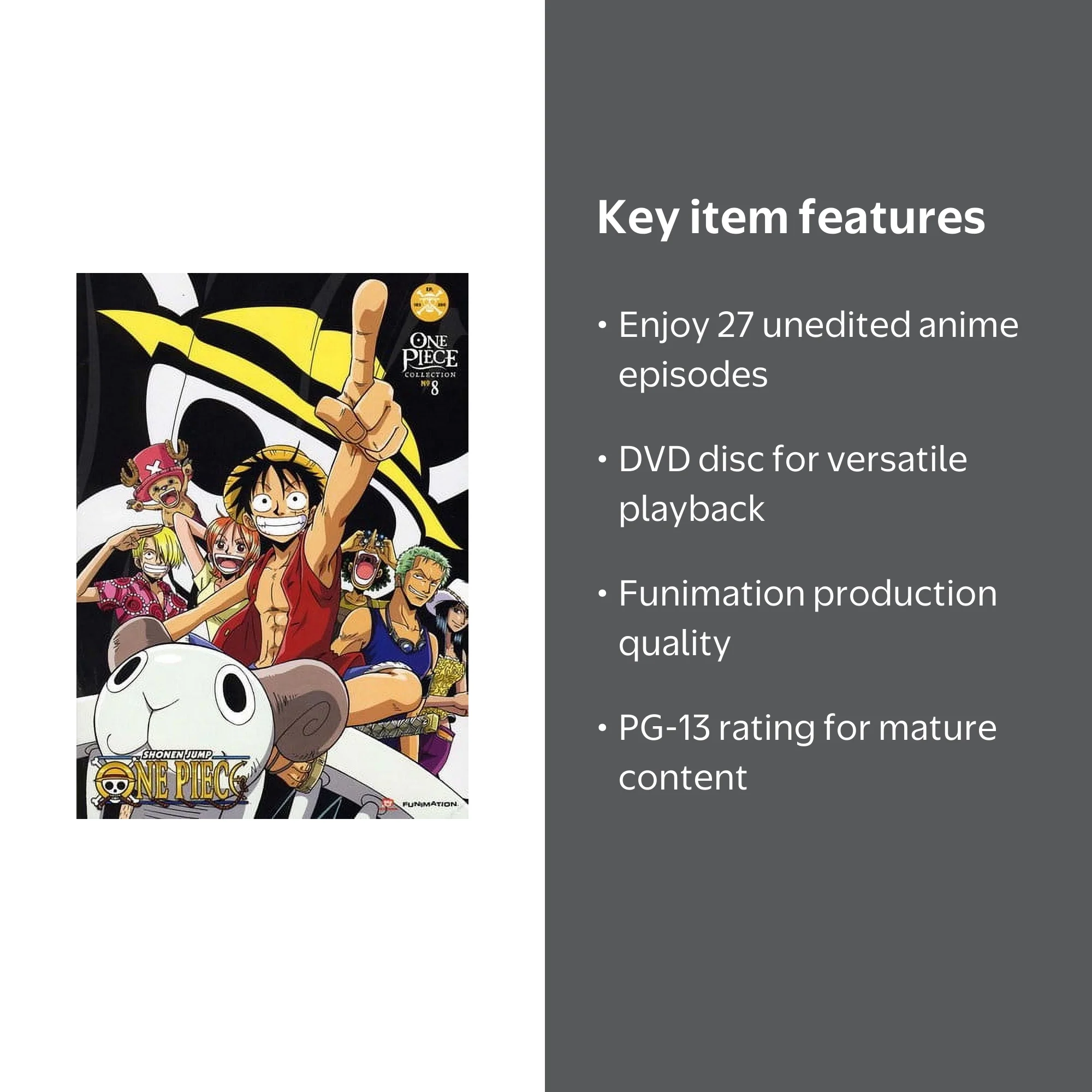 One Piece: Collection Eight (DVD), Funimation Prod, Anime