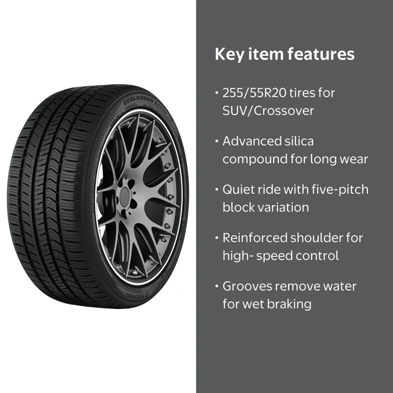 Yokohama, Geolandar X-CV All Season Tire, 255/55R20 107V - Walmart.com