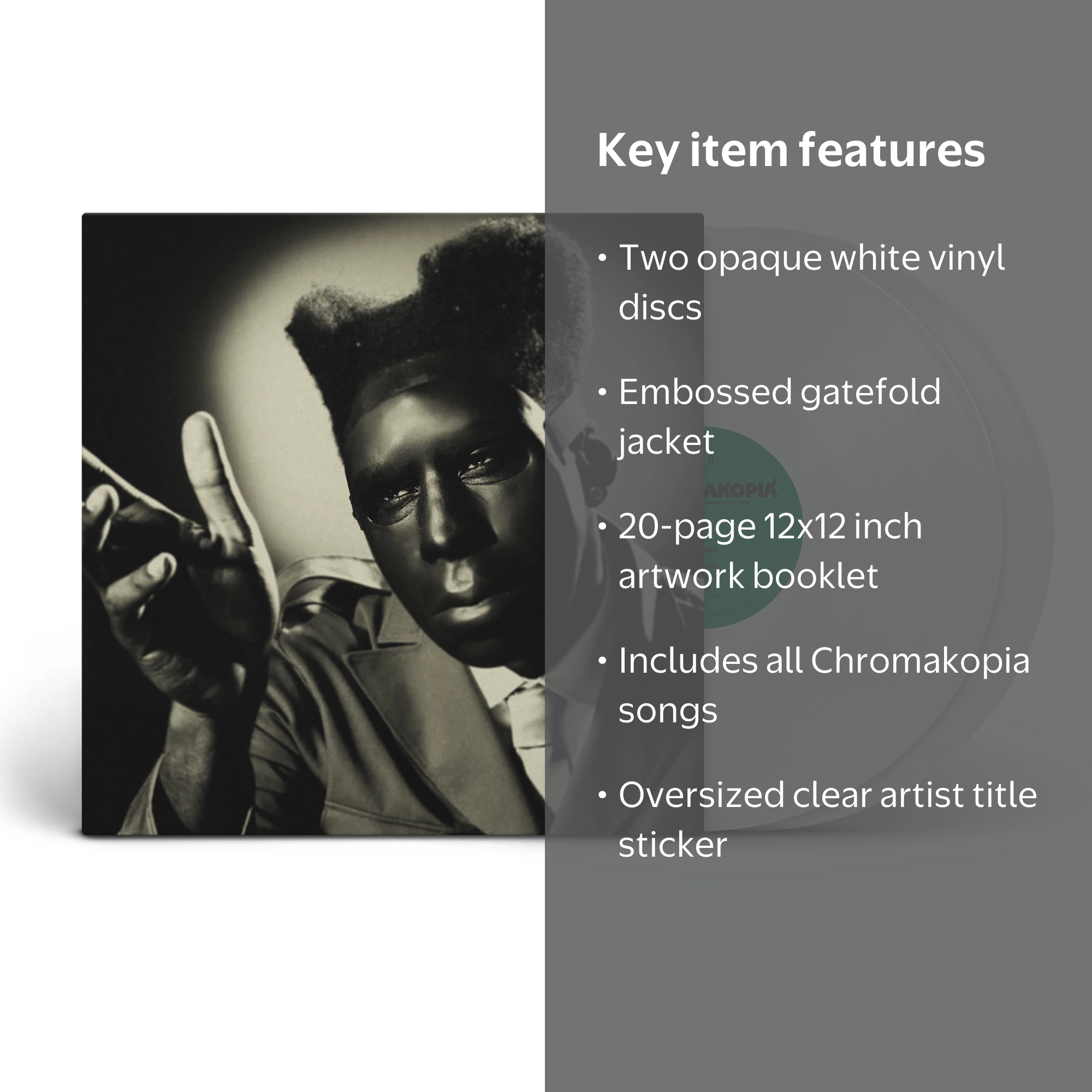 Chromakopia LP レコード（特典インサート付） Amazon.com: Chromakopia - Deluxe Edition Vinyl, LP: CDs & Vinyl