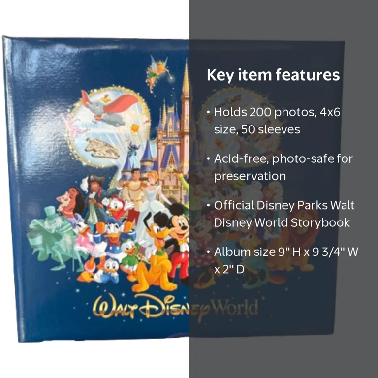 Disney Parks Walt Disney World Storybook Photo Album Mickey