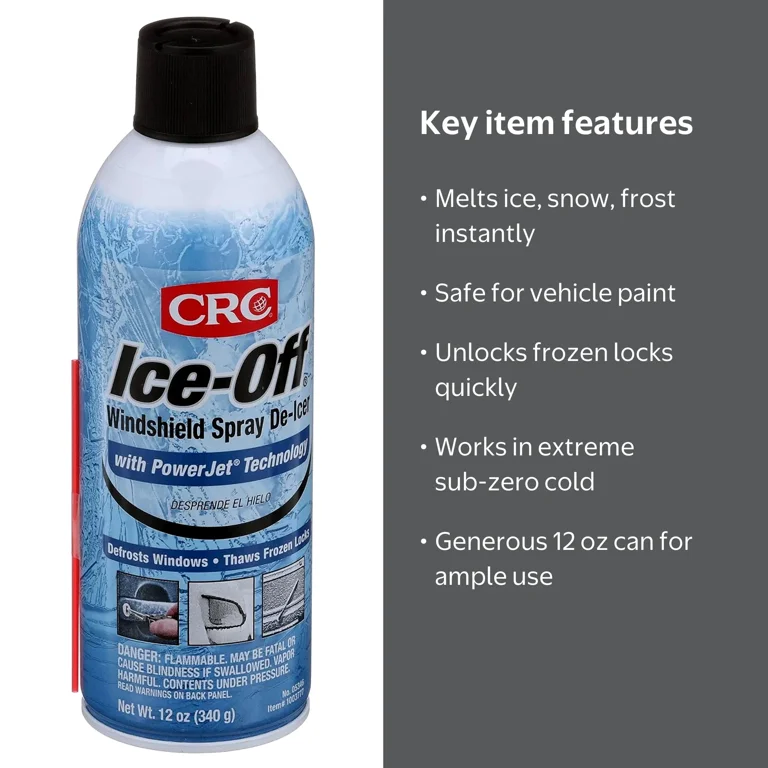 CRC Ice-Off 05346 Automotive Cleaner, 12 oz - Walmart.com