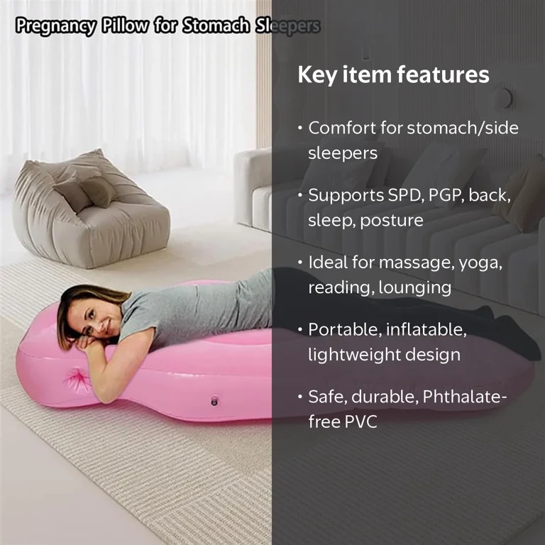 Tummynest Pregnancy Mattress, Tottlebee Pregnancy Pillow, Full