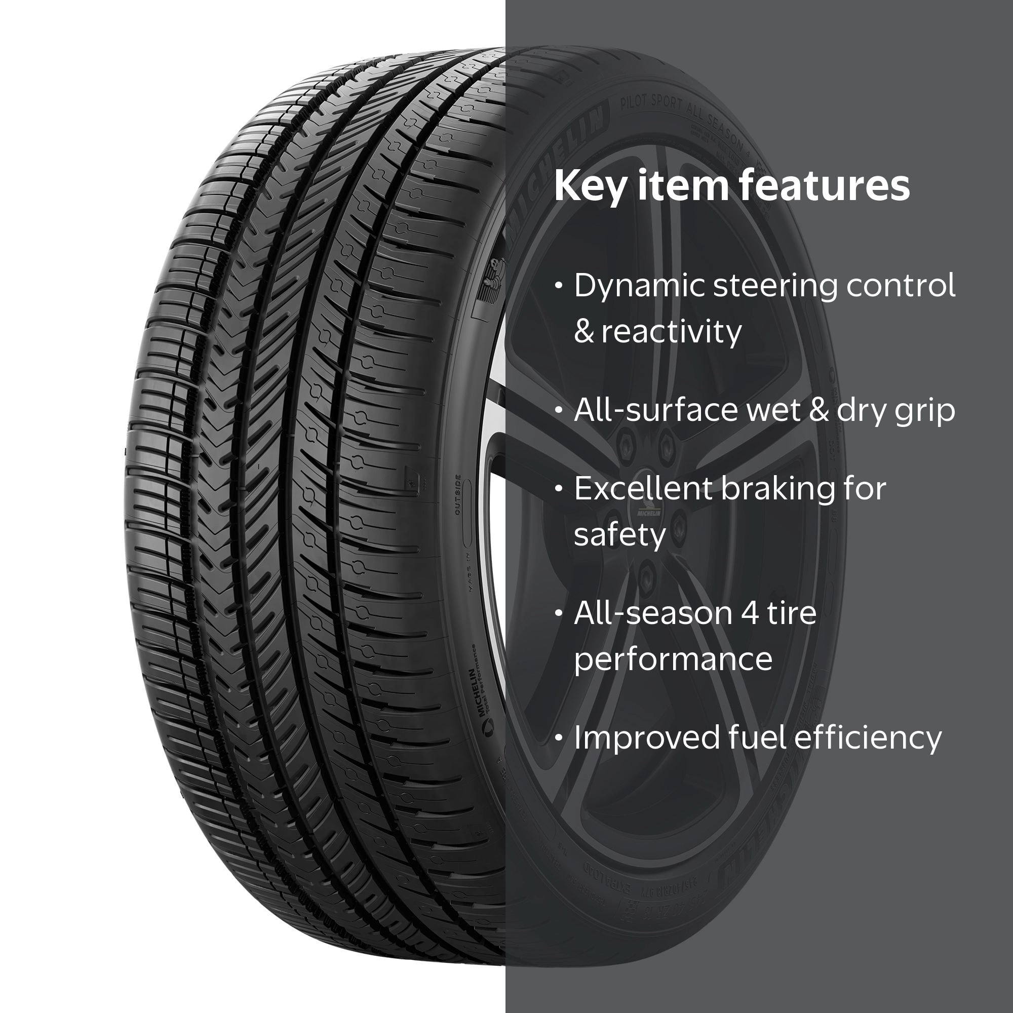 Michelin Pilot Sport AS ZP RFT 255/35ZR20 97W XL Fits: 2017-18
