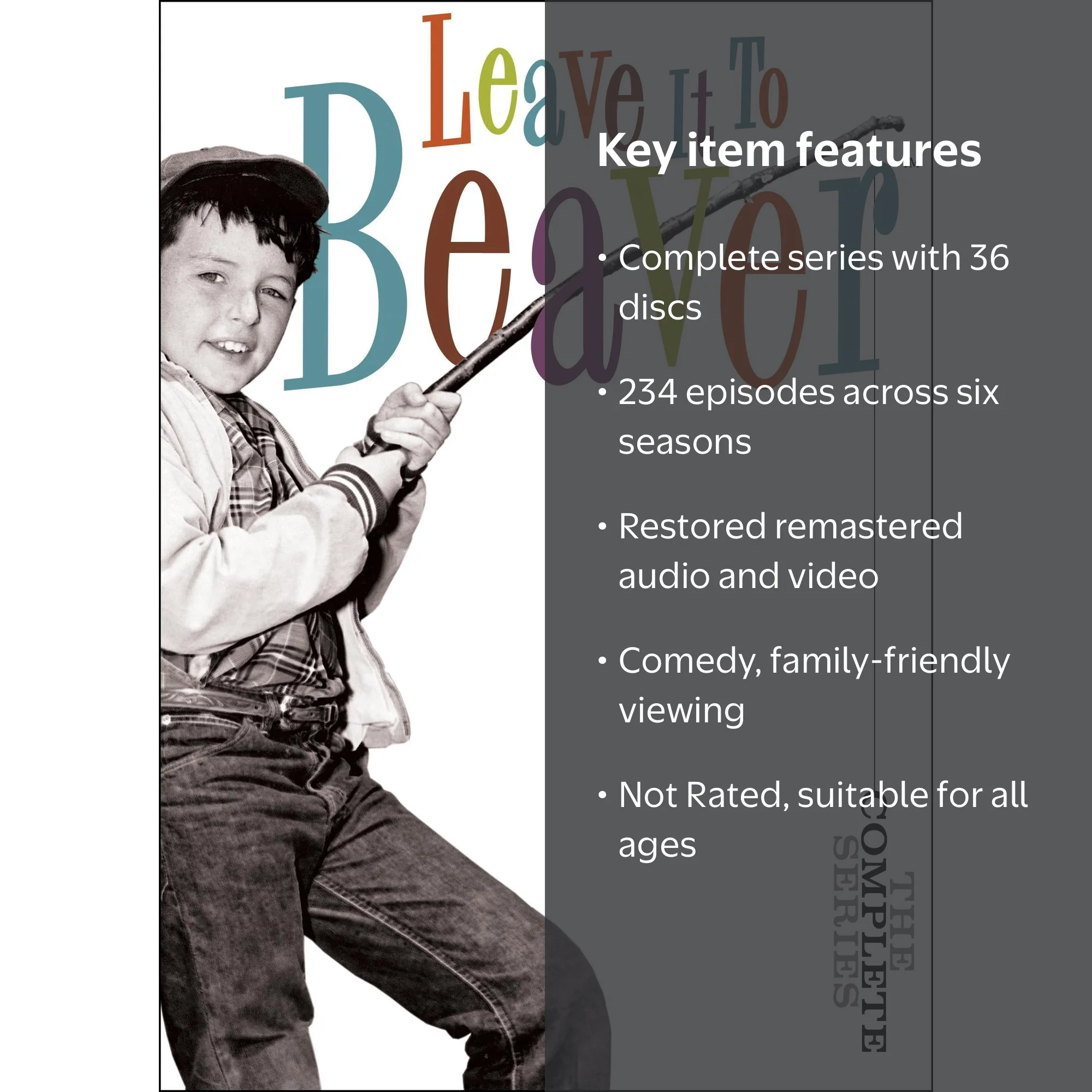 Leave It to Beaver: The Complete Series DVD, 36 remastered