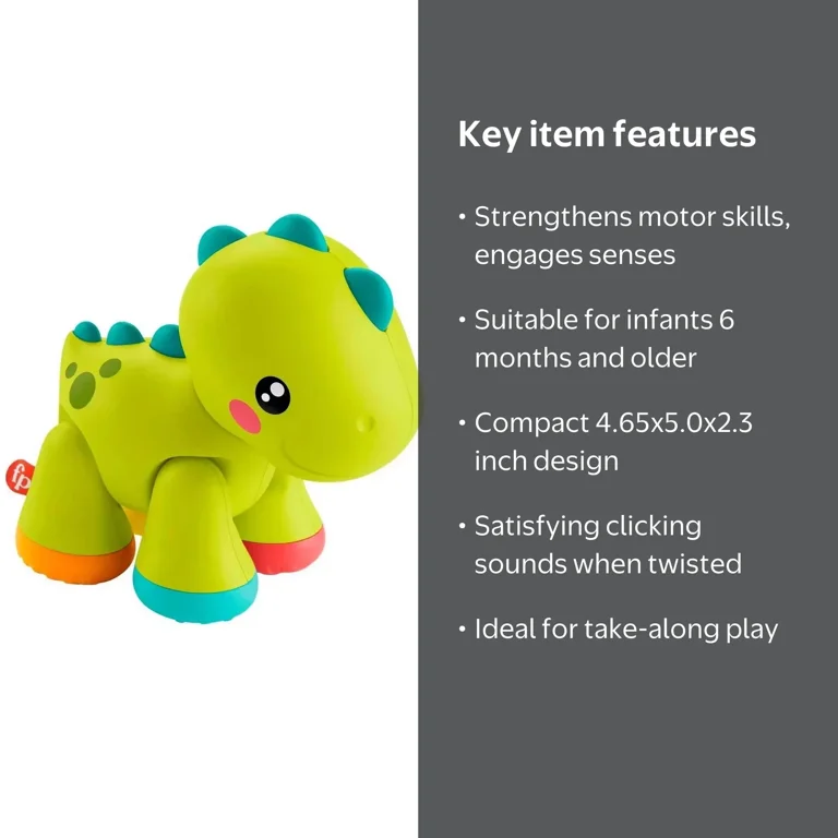 Fisher-Price Paradise Pals Dino Clicker Pal - Walmart.com
