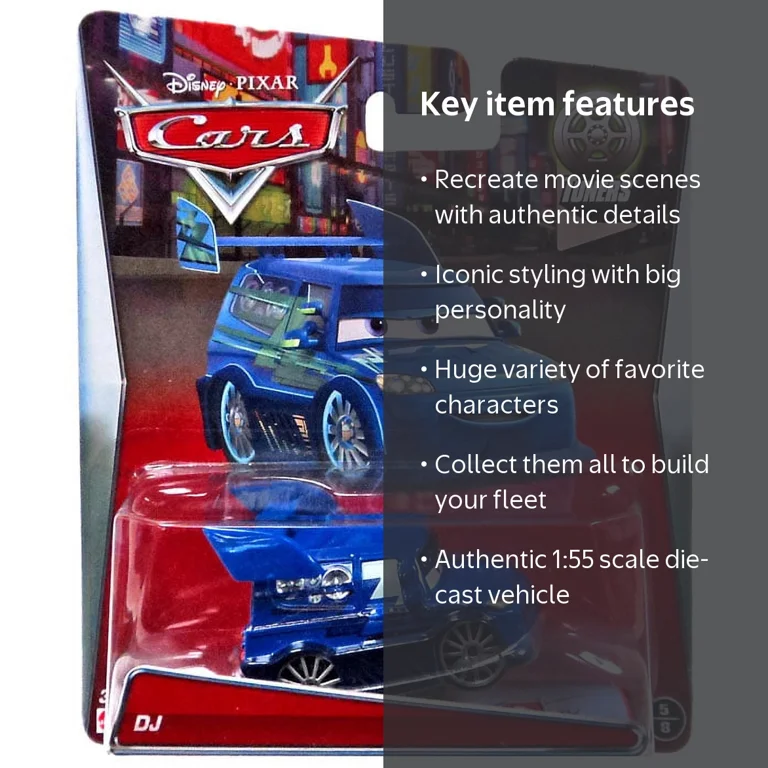 Disney/Pixar Cars DJ Diecast Vehicle, Tuners - Walmart.com