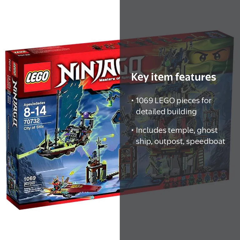 Lego Personalized Ninjago 70732 + LEGO Store City Of Stiix Masters