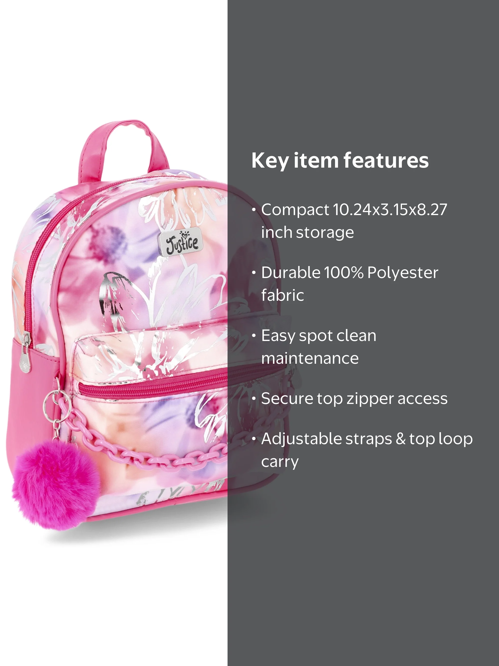 justice girls mini butterfly wing backpack Holographic Wings Unicorn BUTTERFLY KINGDOM This is a perfect bag for any fan of the Disney Fairies Grunge Green Butterfly Slouch Mini